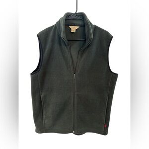 Vintage Woolrich Green Fleece Vest Men’s Medium Outdoor Gorpcore classic